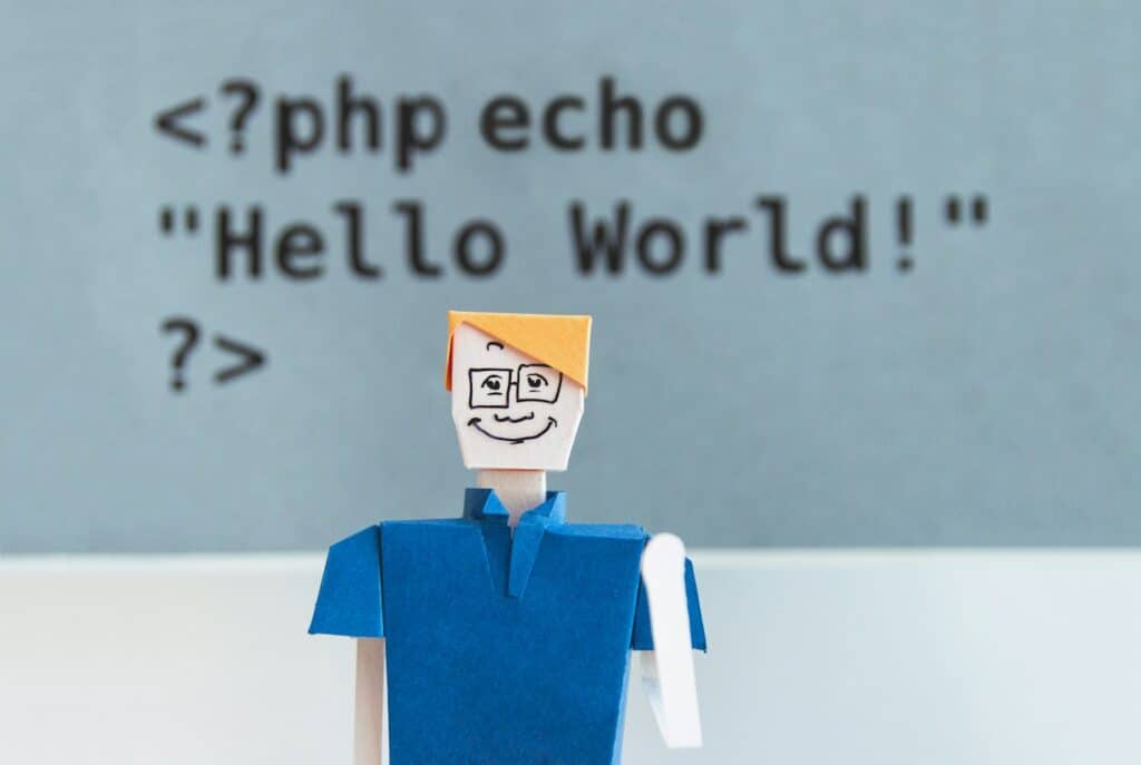 Photo by KOBU Agency - Advertising Raleigh Hello World text